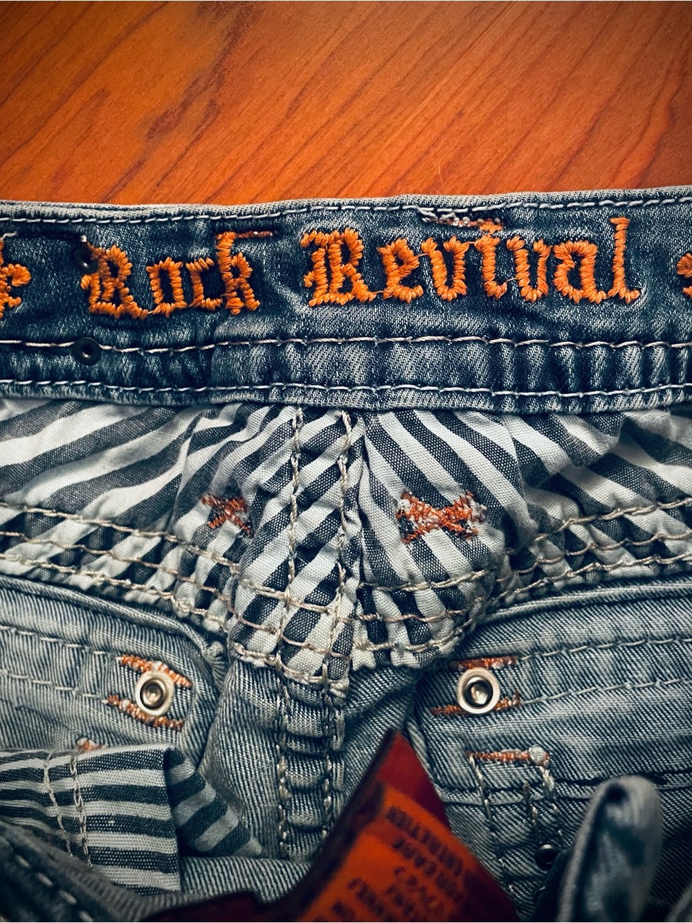 Rock Revival Jeans Wmns 29 32 Doyle Skinny Distressed Stretch Denim Embroidery - Picture 2 of 10